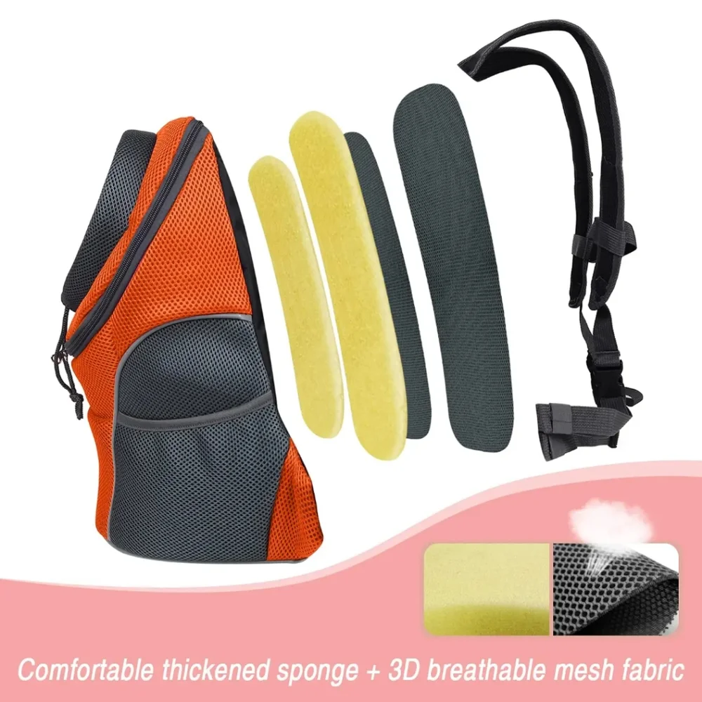 🐾PET DOG carrier backpack orange size L🐾